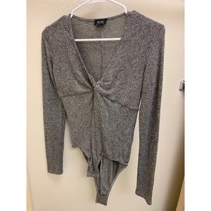 Grey bodysuit